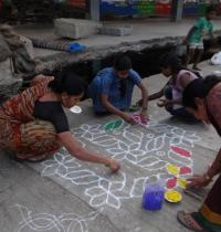 Project 560: Art Adda at Sree Vinayaka Kalyana Mantapa, Bellary Road