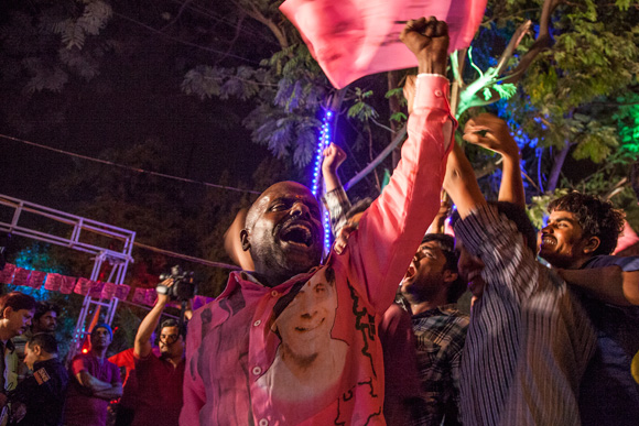 Stroke of the midnight hour as Hyderabad transitions from Andhra Pradesh to Telangana